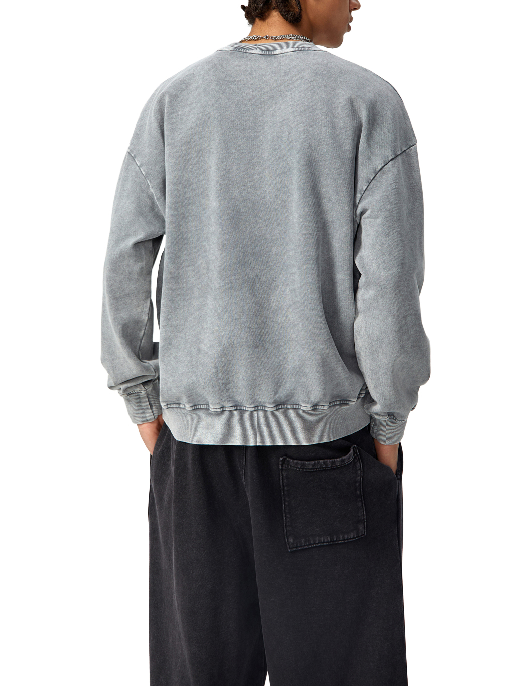 Acid Wash Oversized Sweatshirt – Essential Streetwear | Tapstitch-7